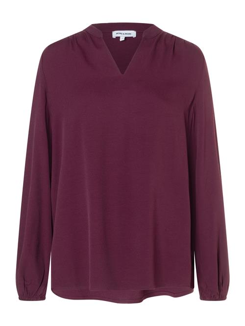 MORE & MORE Bluse  bordeaux