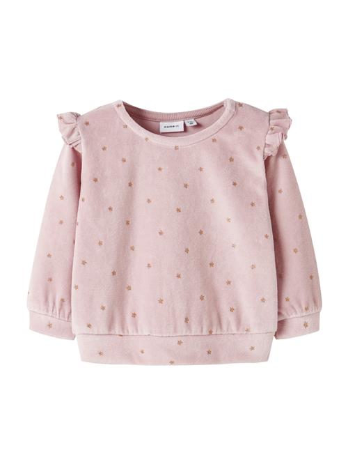 NAME IT Sweatshirt 'NBFNORAH'  guld / lilla