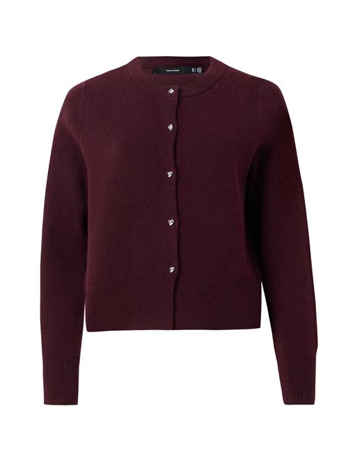 VERO MODA Cardigan 'VMKACY'  vinrød