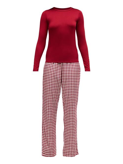 Hunkemöller Pyjamas  knaldrød / hvid