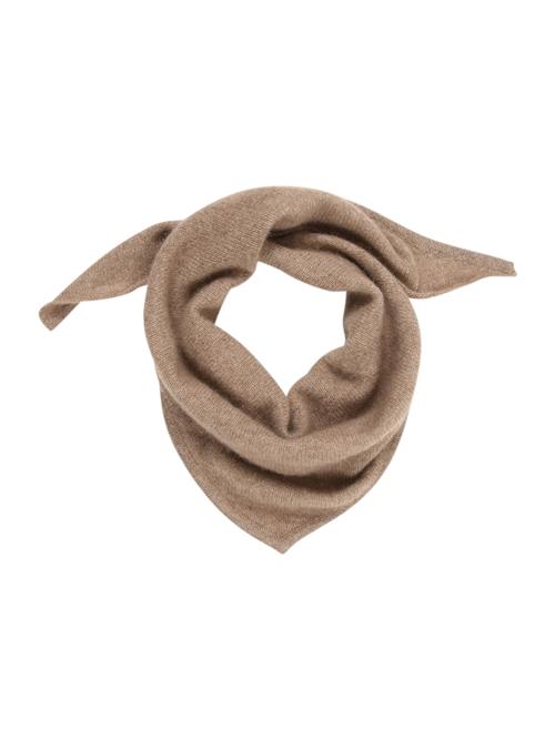 Zwillingsherz Sjal  mørkebeige