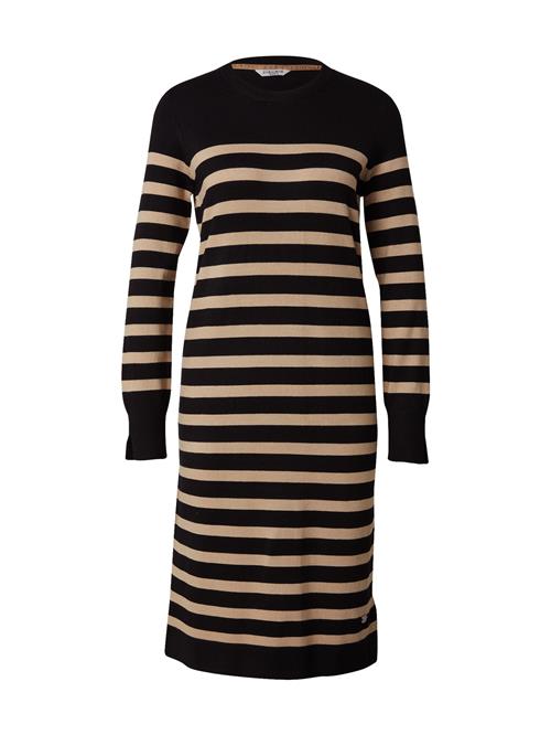ZABAIONE Strikkjole 'Ol44ea'  beige / sort