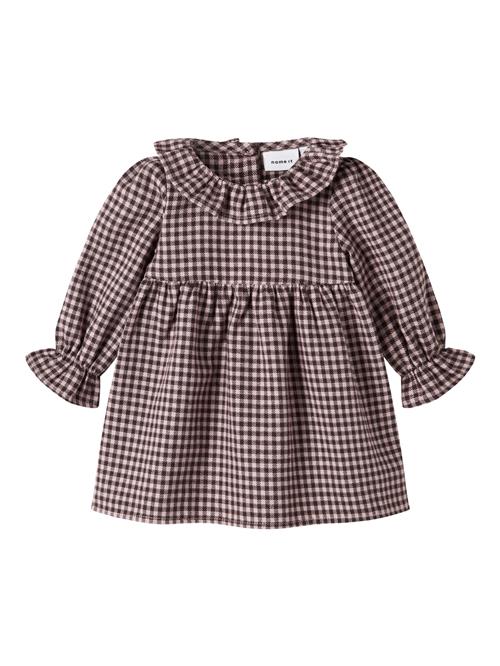 NAME IT Kjole Oninka Seal Brown Burnished Lilac