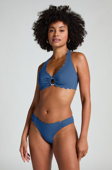 Hunkemöller Rio Bikinitrusse Scallop Blå