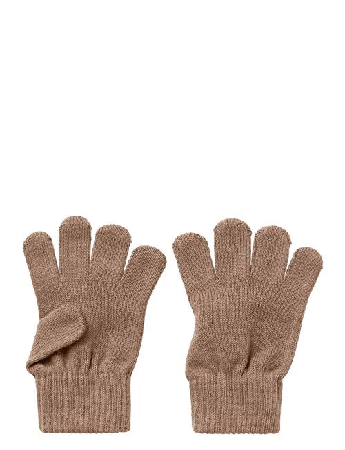 Nmfnalu Knit Gloves Lil Lil'Atelier Brown