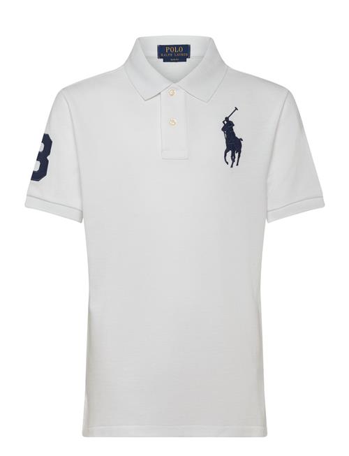 Basic Mesh-Slim Polo-Tp-Knt Ralph Lauren Kids White