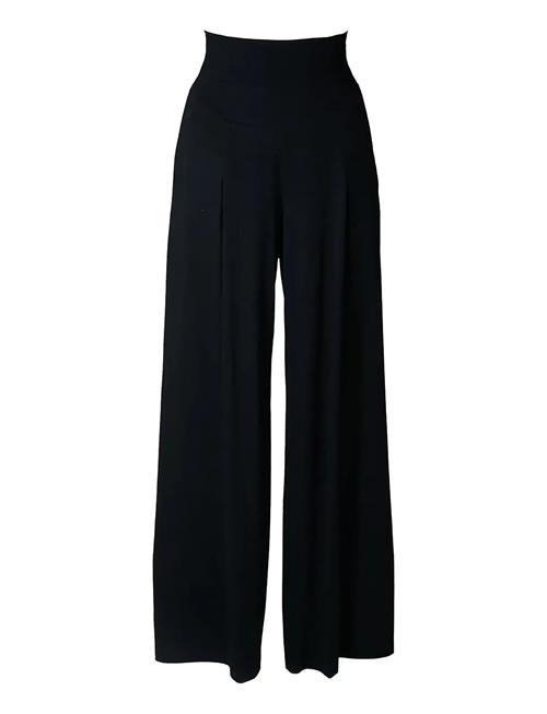 Wide Leg Soft Pants Boob Black