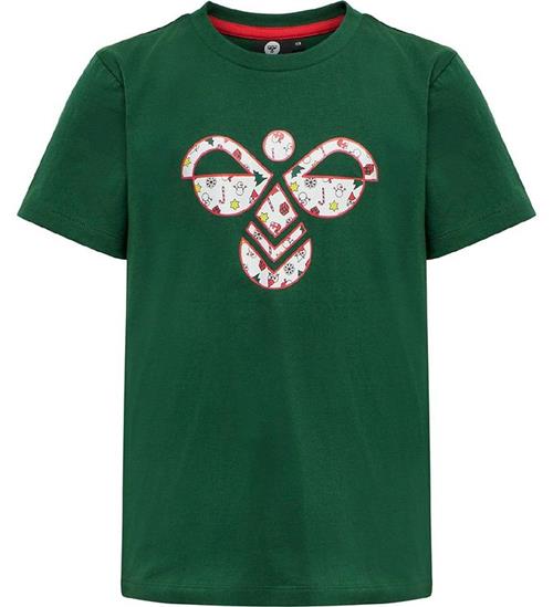 Hummel T-Shirt - hmlSanta - Grøn