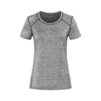 Stedman Recycled Women Sports-R Reflect Grå polyester Medium Dame