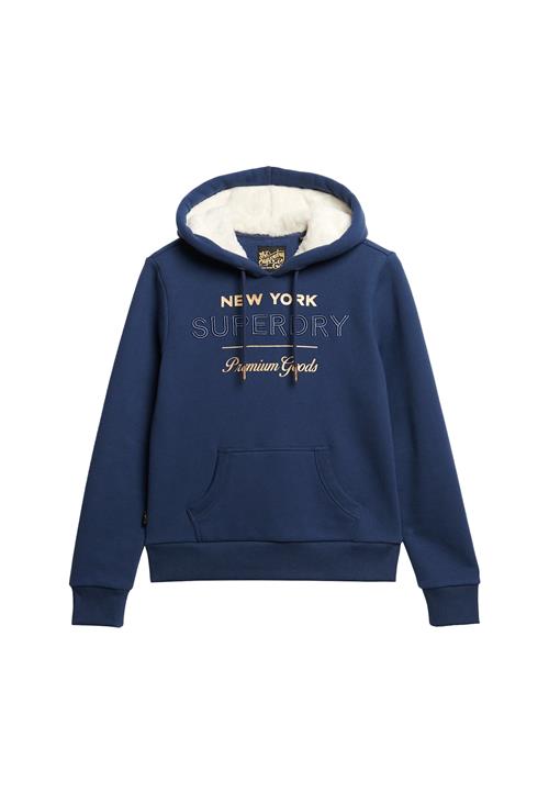 Superdry Sweatshirt  mørkeblå / gylden gul