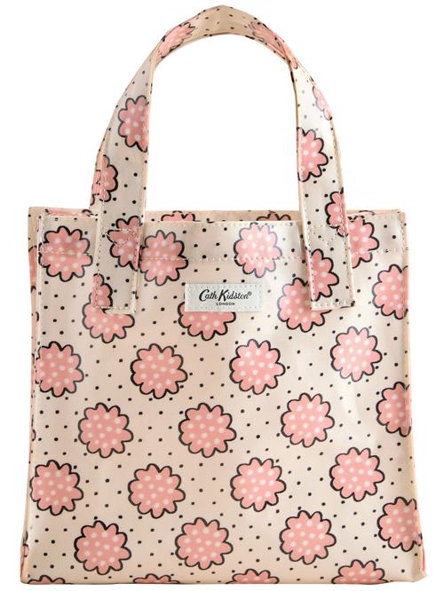 Cath Kidston Håndtaske 'Paddington Check'  ecru / pitaya / sort