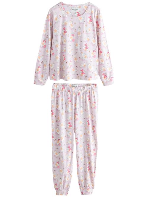 Cath Kidston Pyjamas 'Dreamer's Ditsy'  ecru / pastellilla / pink / rød