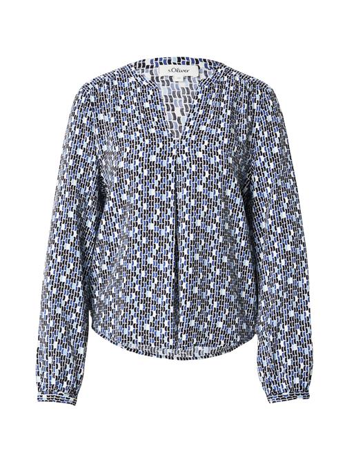 s.Oliver Bluse  navy / lyseblå / naturhvid