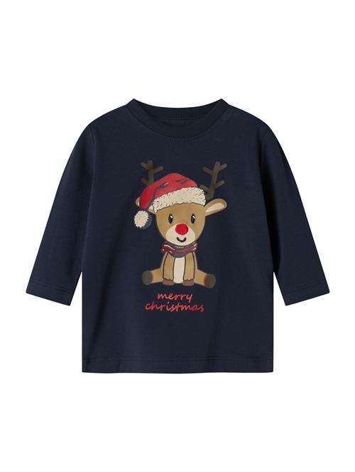 NAME IT Shirts 'NBMFA'  ecru / navy / brokade / rød