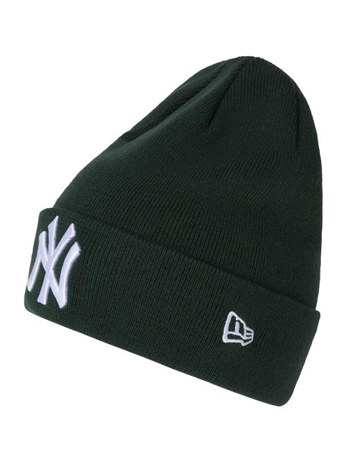 NEW ERA Hue 'LEAGUE ESSENTIAL NEYYAN'  mørkegrøn / hvid