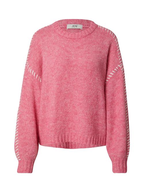 JDY Pullover 'JDYZOEY'  pitaya / hvid