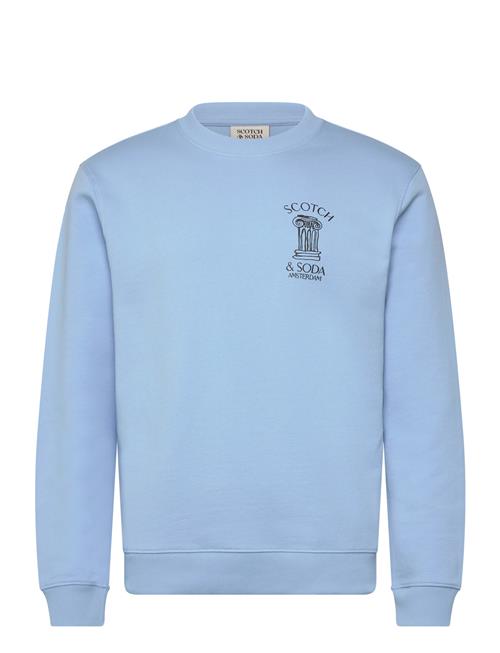 Left Chest Artwork Sweatshirt Scotch & Soda Blue