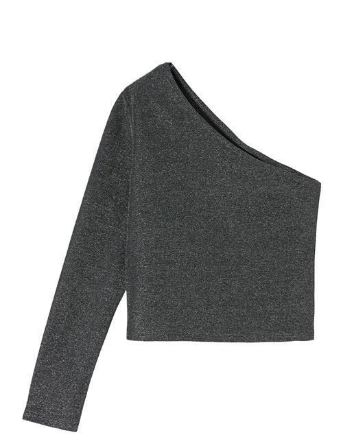 Nlfruina Sl Crop Top LMTD Grey