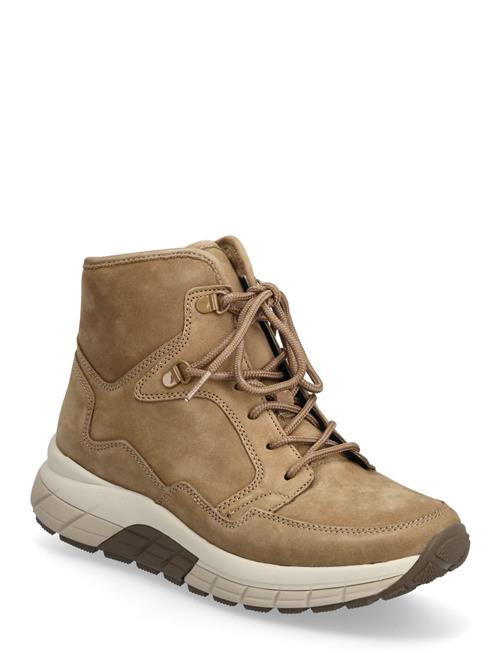 Rollingsoft Laced Ankle Boot Gabor Beige