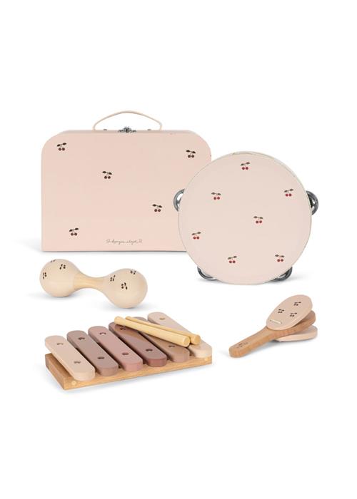 Konges Sløjd Glossy Musiksæt Cherry  Cherry One Size  Beige  One Size  kvinde