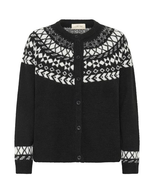 Cream Cardigan 'CRCherrie'  sort / hvid