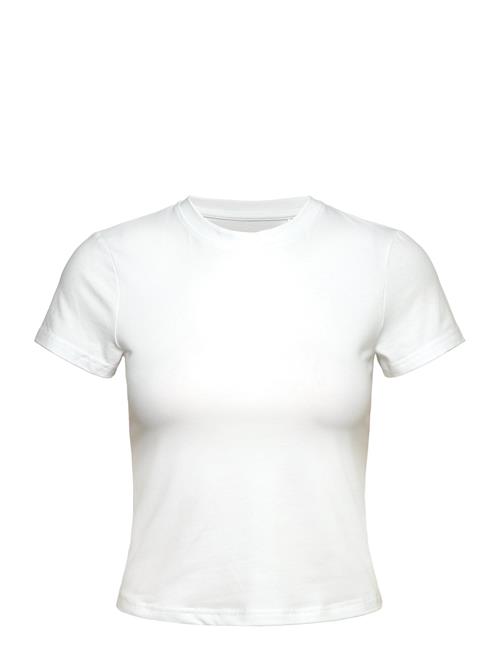 Cotton Blend Slim Tee Casall White