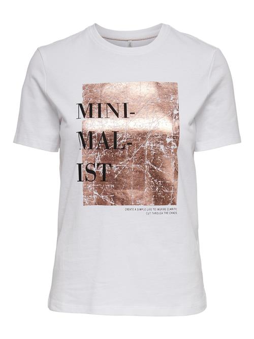 ONLY Shirts 'DIANE'  lysebrun / sort / hvid