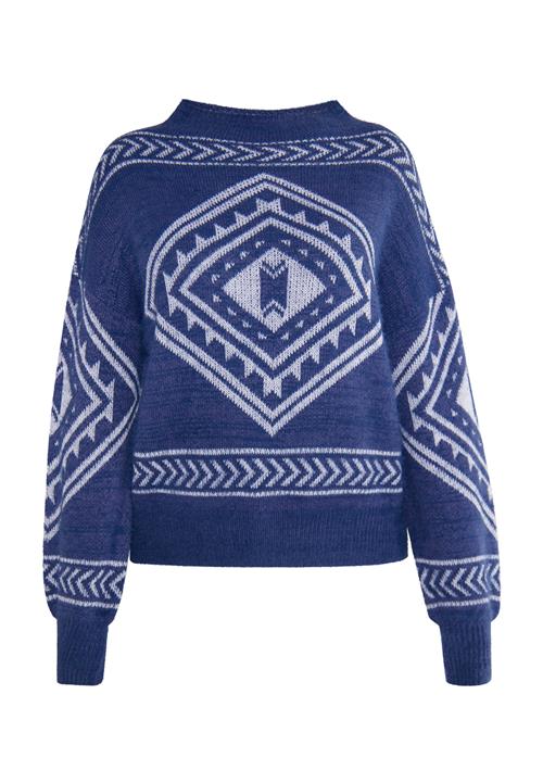 usha FESTIVAL Pullover 'Rakata'  mørkeblå / hvid