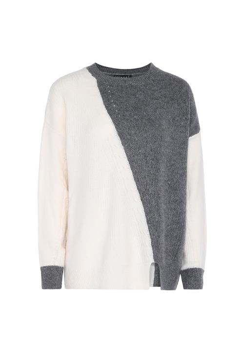 Se FENIA Pullover  grå / hvid ved About You