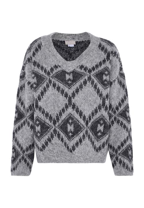 Se Jalene Pullover  mørkegrå / grå-meleret ved About You