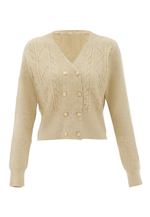 NAEMI Cardigan  beige