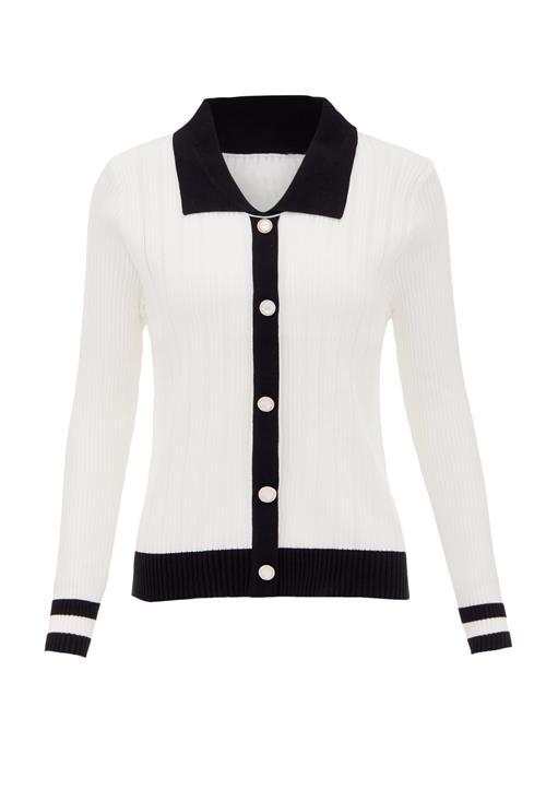 CHANI Pullover  sort / uldhvid