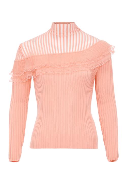NAEMI Pullover  lyserød / hvid