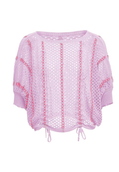 IMMY Pullover  lavendel / rød