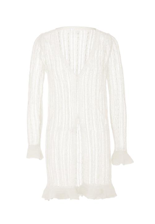 caissa Cardigan  uldhvid