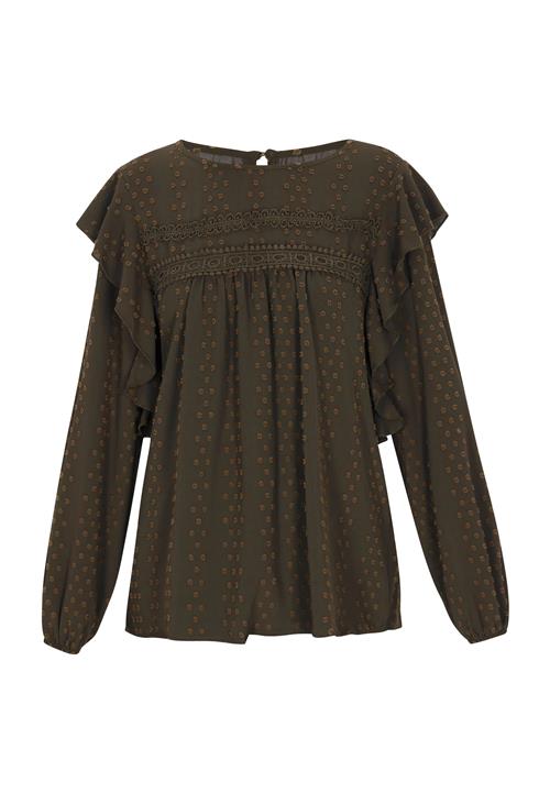 Gaya Bluse 'Fashion Look'  oliven / mørkegrøn