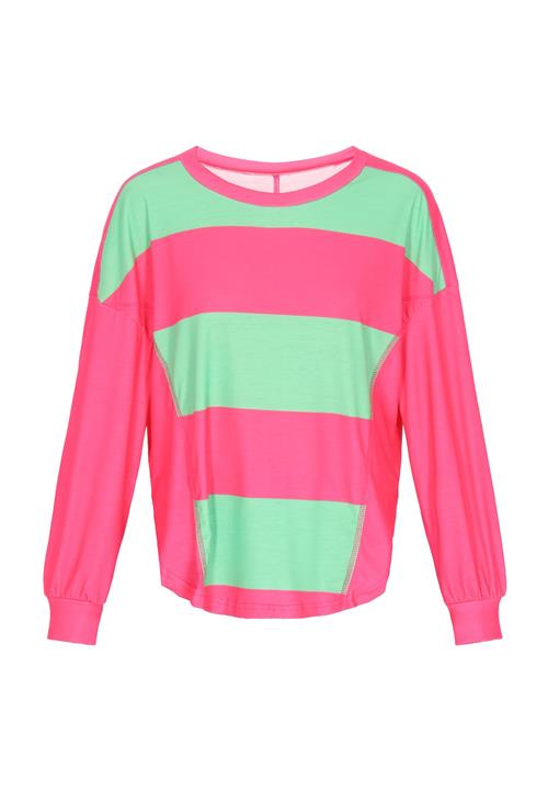 SANIKA Shirts 'Fashion Look'  lysegrøn / pink