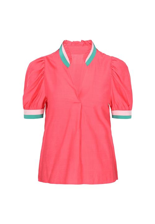 SANIKA Bluse 'Fashion Look'  creme / turkis / pink
