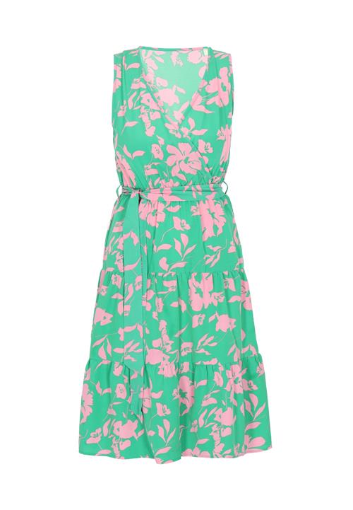 ebeeza Kjole 'Spring Summer'  lime / lyserød