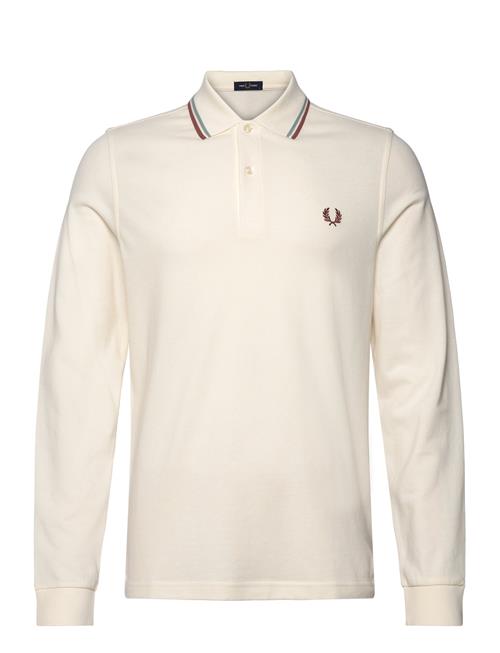 Ls Twin Tipped Shirt Fred Perry Cream