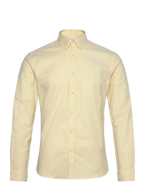 Yarn Dyed Oxford Superflex Shirt L/ Lindbergh Yellow