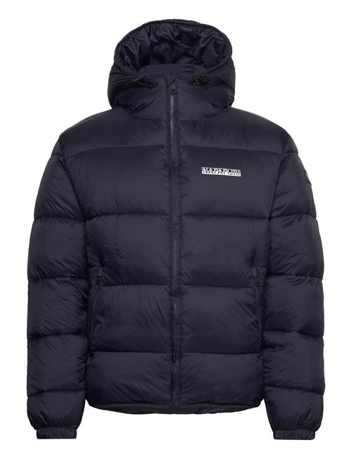 Suomi Hood Puffer Jacket Napapijri Navy