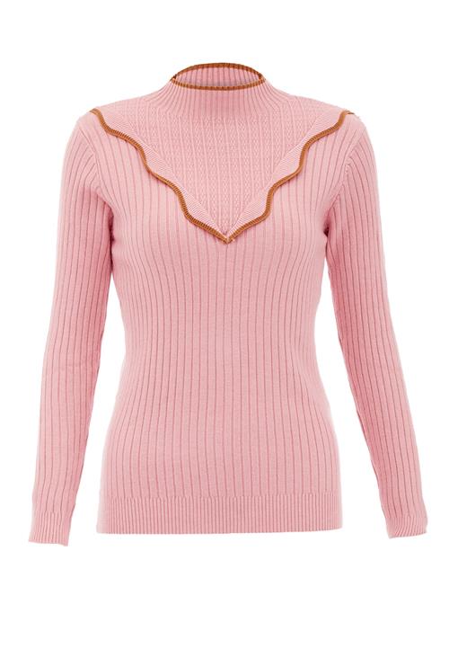 NALLY Pullover  karamel / lyserød