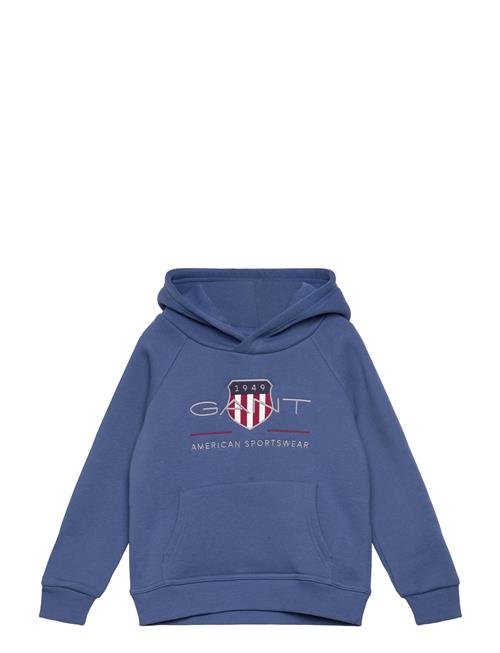 Archive Shield Raglan Hoodie GANT Blue