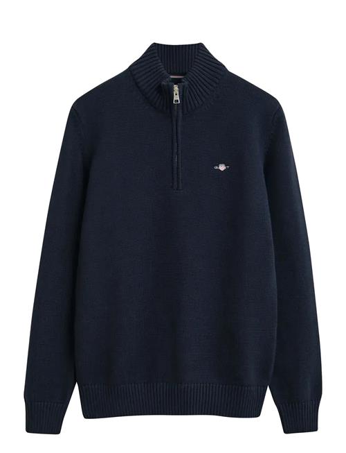 Casual Cotton Half Zip GANT Blue