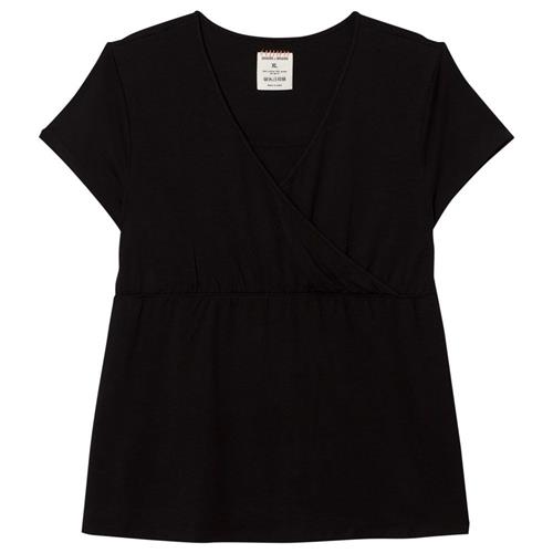 Mom2moM Glow Tee Black S    S  kvinde