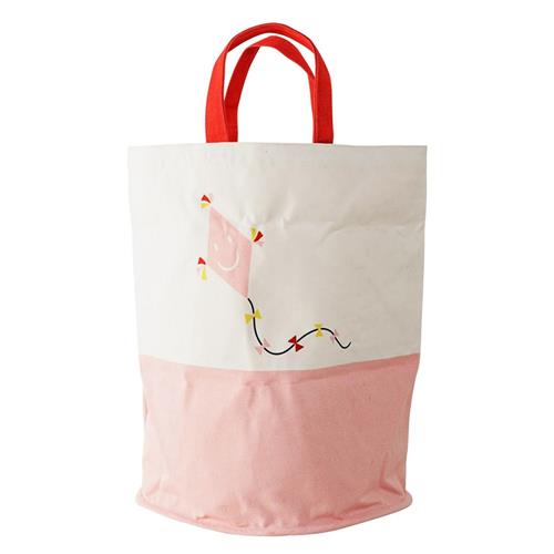 Bloomingville Opbevaringskurv Pink/Hvid One Size    One Size  unisex