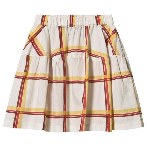 The Animals Observatory Turkey Nederdel Soft Beige Squares 4 Y    4 år  kvinde