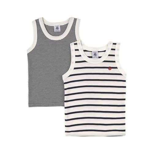 Petit Bateau 2-pak Tanktop Hvid 6 Y    6 år  mand