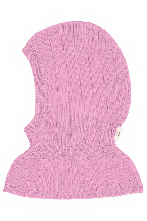 Copenhagen Colors Merino Rib Strikket Balaclava Syringa  Syringa 48/50 cm  Lyserød  48/50 cm  kvinde